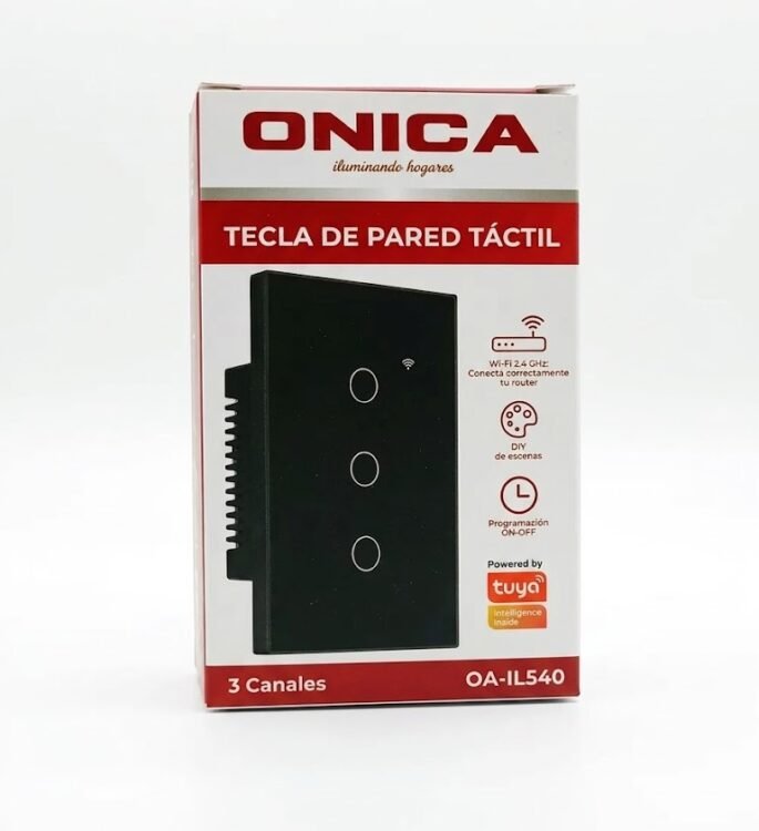 Interruptor Táctil Onica - 3 Canales