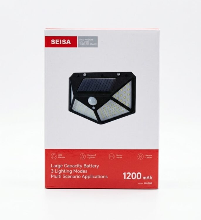 Luz Solar LED Seisa con Sensor